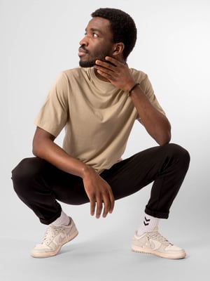 Oversized T-shirt - Zand