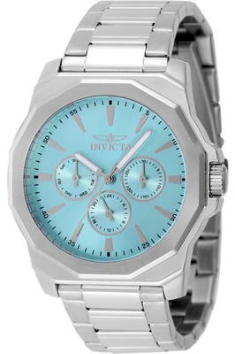 Invicta Speedway 48913 Heren Horloge - Quartz Uurwerk - Roestvrij Staal met blauwe Wijzerplaat - 42mm