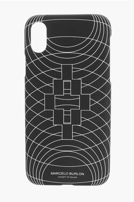 reliëf bedrukte RSD TRANSPORTE EXCEP XS iPhone-hoes in zwart