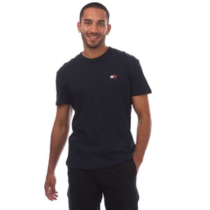 Heren Tommy Hilfiger Tonal Badge T-Shirt in Blauw
