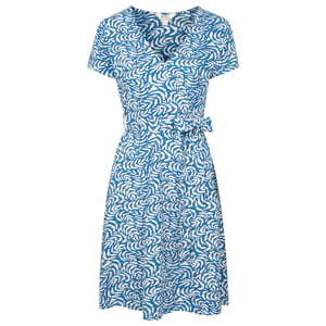 Mountain Warehouse Dames Santorini UV Jersey Wrap Jurk (Felblauw)