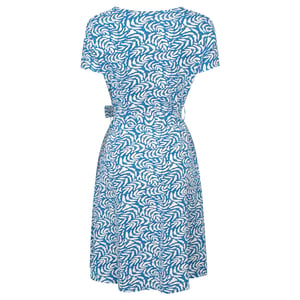 Mountain Warehouse Dames Santorini UV Jersey Wrap Jurk (Felblauw)