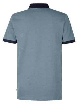 Petrol Industries - Heren Polo met Rits Keyline - Blauw