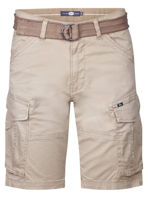 Petrol Industries - Heren Cargo Short met Riem Seasalt - Bruin