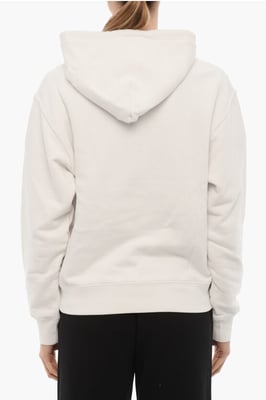 Effen STOPPERS hoodie met afneembare ketting in wit