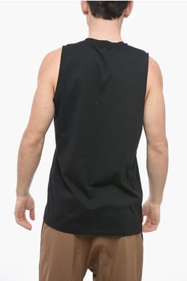 Geborduurd FLEUR-DE-THUNDER tanktopje in zwart