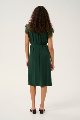 Jurk Straight fit dark green