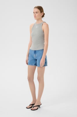 Jersey top Slim fit melange