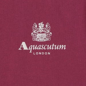 Aquascutum Active Small Logo Bordeaux Sweatshirt