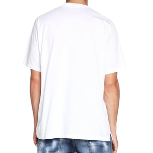 Dsquared2 Maple Leaf op de voorkant wit T-shirt