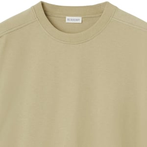 Burberry Oversize Crewneck Neutraal Beige T-shirt