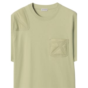 Burberry Panelled Jersey Hunter Green T-shirt