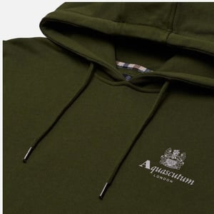 Aquascutum Active Big Logo Groene Hoodie