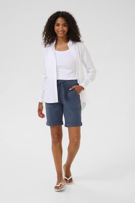 Short Regular fit indigo blue