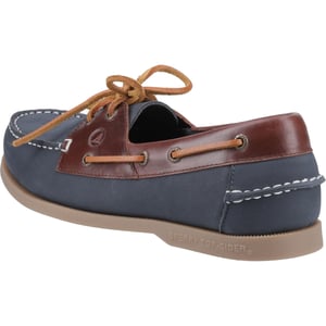 Sperry Tacoma Heren Bootschoenen Van Leer In Marineblauw/Bruin