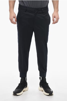 Low-rise slim fit JACK-broek met manchetten in blauw