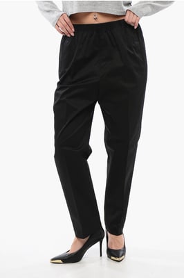 Stretch taille MILITARY Chino in zwart