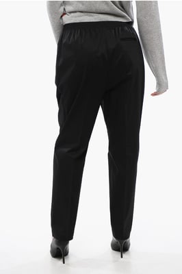 Stretch taille MILITARY Chino in zwart