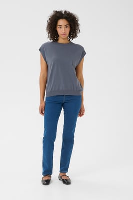 Vest Regular fit blue