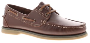 Hush Puppies Heren Bootsschoenen Wilson Boot Schoen Leer Veterschoen bruin