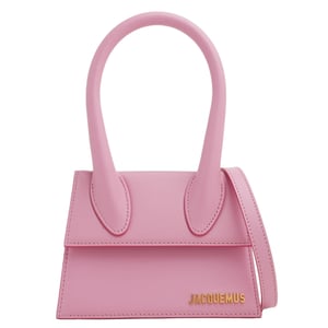 Jacquemus Le Chiquito Moyen lichtroze tas