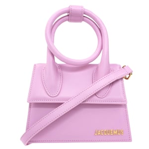 Jacquemus Le Chiquito Noeud lichtroze tas