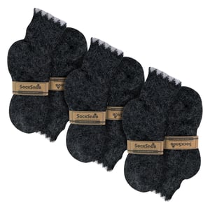 6 Paar Dames Korte Alpaca Wol Vochtregulerende Sokken