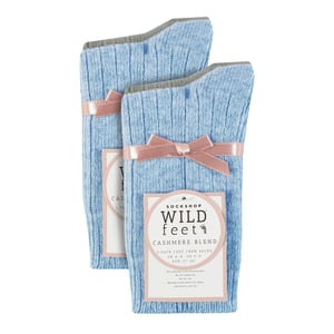 4-Pack Dames Kasjmier Botte Sokken | Ademend Gezellige Geribbelde Wol Bed Sokken