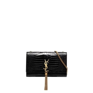 Saint Laurent Kate Medium Tassel Krokodillenleer met Kwastje