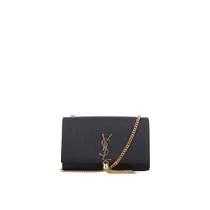 Saint Laurent Kate kleine schoudertas van fijn leer met kwastjes