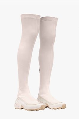 SALOMON X MM6 CROSSWADER Sock Boots met Studs in Roze