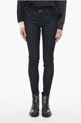 Skinny Fit Denim in Middernachtblauw