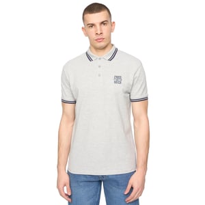 Crosshatch Heren Changra Poloshirt (Grijs Gemêleerd)