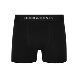 Duck and Cover Heren Sagnet Boxershorts (Pack van 3) (Zwart)