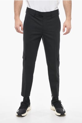 Skinny Fit NATE Cargo-broek in zwart