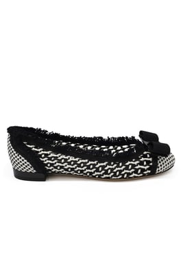 Salvatore Ferragamo Ballerines Varina Zwart