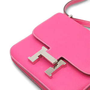 Hermès Constance 18 Mini Fuchsia Epsom Leer Tas - '10s