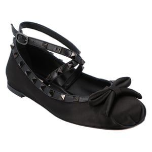 Valentino Rockstud Ballerina's Zwart