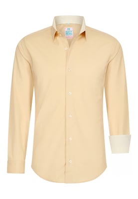 Pastelkleurig overhemd S - 6XL Slim Fit Katoenen stretch