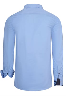 Zakelijk overhemd in een casual design met stretcheffect