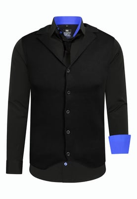 Driedelig pak met overhemd, vest en stropdas