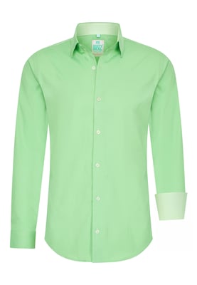 Pastelkleurig overhemd S - 6XL Slim Fit Katoenen stretch
