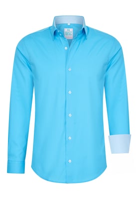 Pastelkleurig overhemd S - 6XL Slim Fit Katoenen stretch
