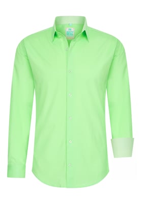 Pastelkleurig overhemd S - 6XL Slim Fit Katoenen stretch
