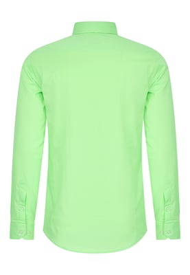 Pastelkleurig overhemd S - 6XL Slim Fit Katoenen stretch