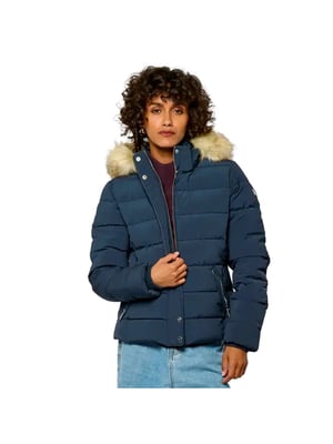 Kaporal damesdonsjack Mibby in marineblauw