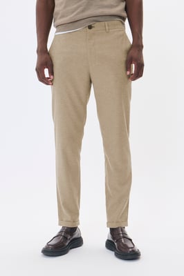 Casual broek Regular fit melange
