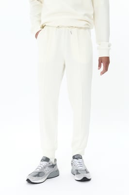 Broek Relaxed fit offwhite