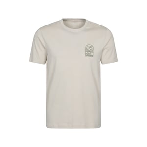 Mountain Warehouse Heren Cotswold Korte Mouwen T-Shirt (Off White)