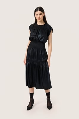 Jurk Slim fit black